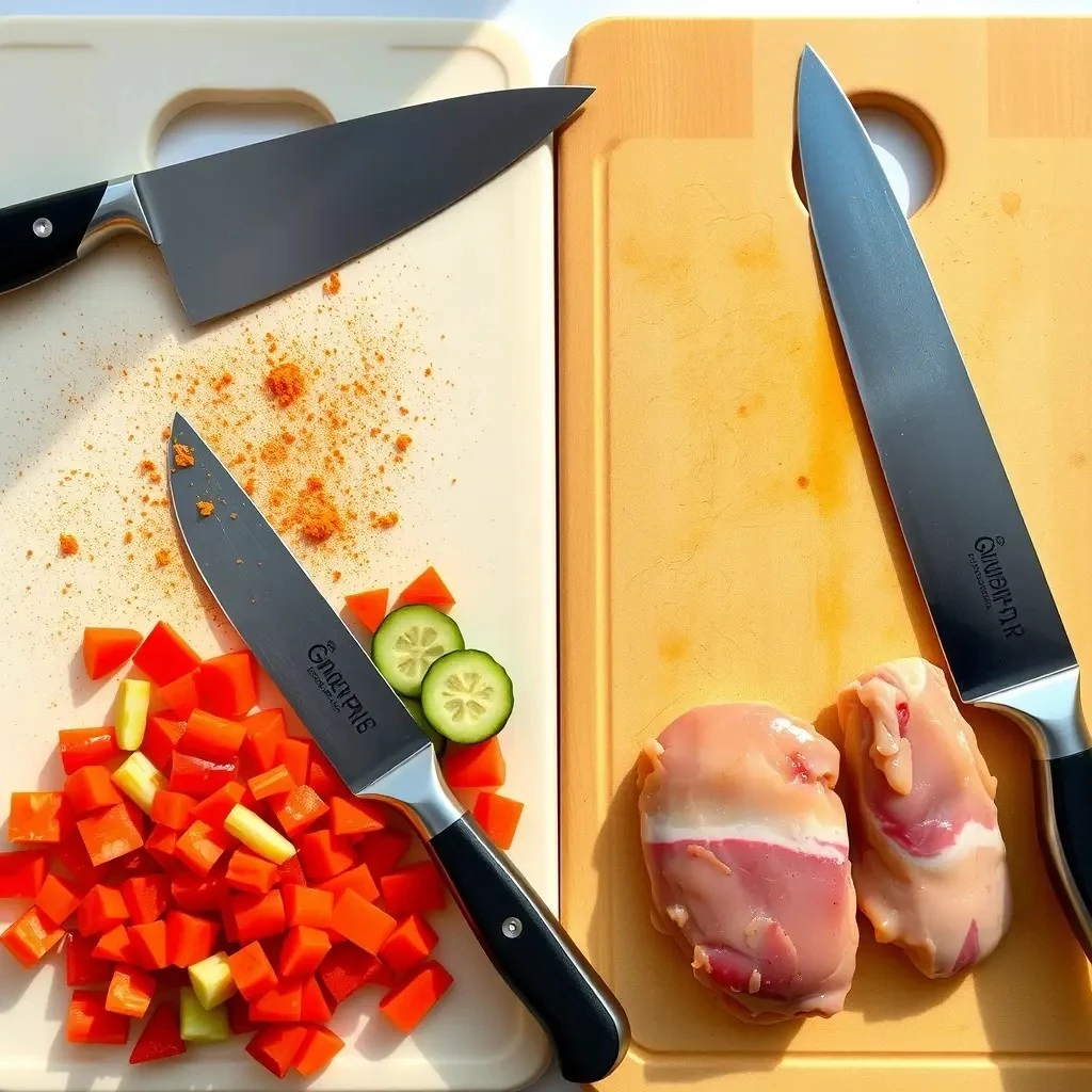 Почему нельзя использовать один и тот же кухонный нож для мяса и овощей