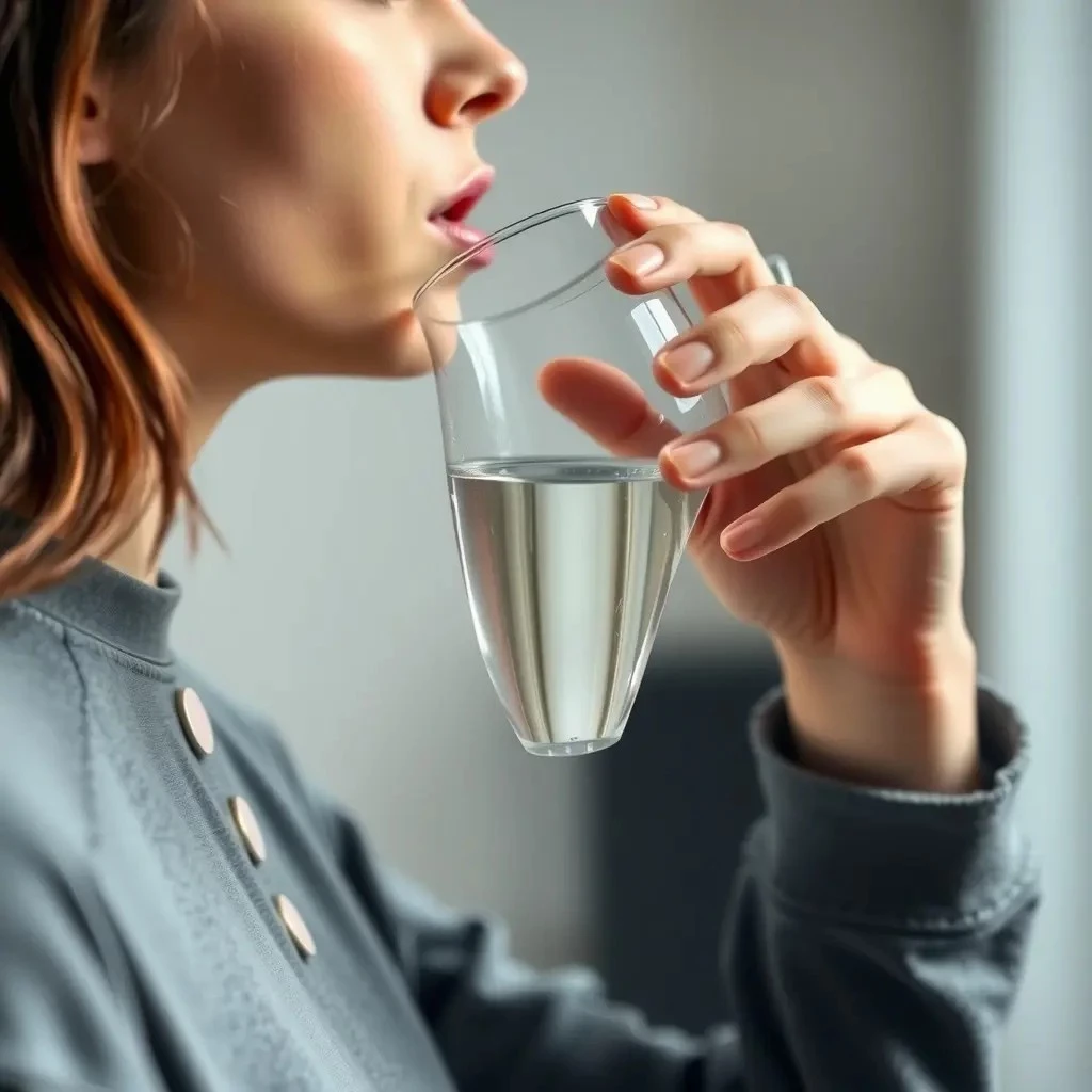 Почему нельзя пить воду стоя